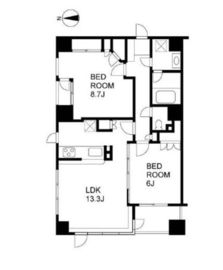 イトーピア白金ステーションプラザ 4階 間取り図