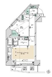 クレア品川サウスシティ 10階 間取り図