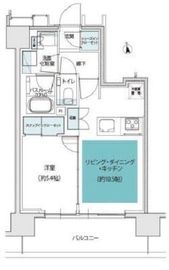 アトラス東高円寺 10階 間取り図