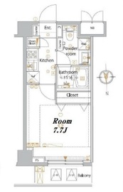 メイクスデザイン高田馬場 4階 間取り図