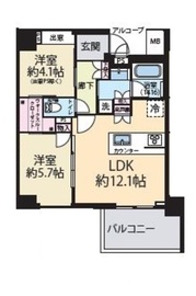 セントラルガーデン 903 間取り図