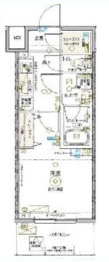 KDXレジデンス池袋ウエスト 204 間取り図