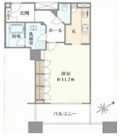 ザ・タワーグランディア 6階 間取り図