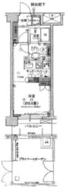 プリヴェール南青山 1階 間取り図