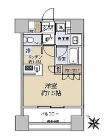 レ・ジェイド駒込 4階 間取り図