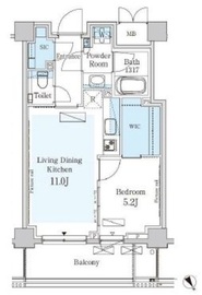パークアクシスプレミア表参道 310 間取り図