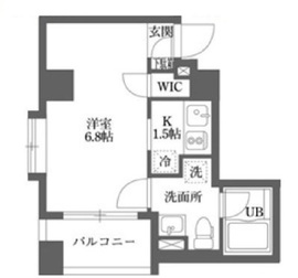 ムーブメンツ西早稲田 204 間取り図