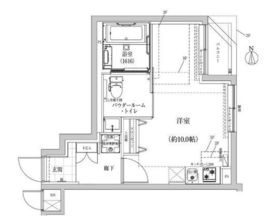パティーナ中野 3階 間取り図