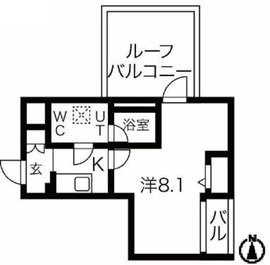 パティーナ中野 4階 間取り図