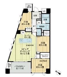 ザ・ライオンズ池袋 2階 間取り図