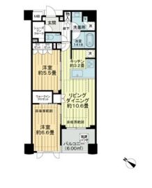 ザ・ライオンズ池袋 2階 間取り図