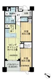 ザ・ライオンズ池袋 2階 間取り図