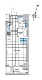 ルフォンプログレ神田プレミア 605 間取り図