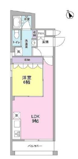 ソヨカゼテラス永福町 204 間取り図