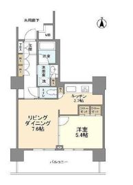 豊洲シエルタワー 13階 間取り図