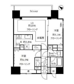 サンクレール荒川ブランガーデン 907 間取り図