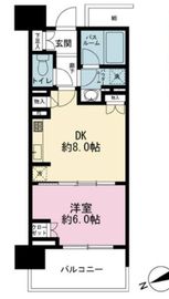 シティハウスリビオ葛西駅前 6階 間取り図