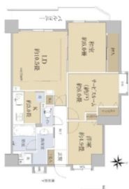 コスモ板橋本町シティフォルム 6階 間取り図