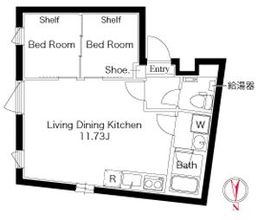 MAISON DE SHIBA 401 間取り図