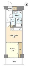 ジニア新宿中落合 205 間取り図