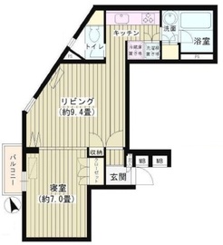 JOYCE山王 403 間取り図