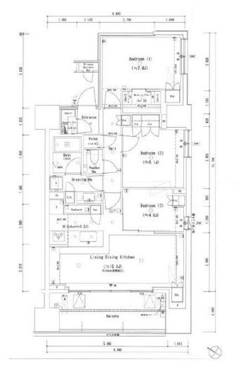 パークホームズ渋谷松濤 9階 間取り図
