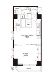 アペルト西新宿 603 間取り図