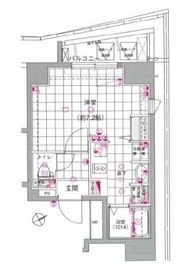 ラグジュアリーアパートメント恵比寿 3階 間取り図