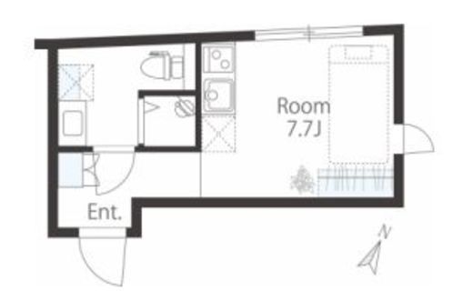 用賀レーベル 204 間取り図