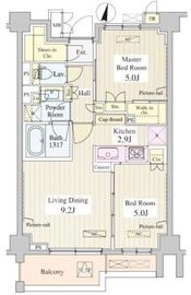 ル・シュクレ永福 (LeSucre永福) 502 間取り図