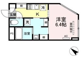 グランテージ西小山 402 間取り図