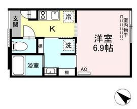 グランテージ西小山 201 間取り図