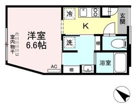 グランテージ西小山 304 間取り図