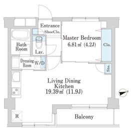 西新宿フォレストアネックス 409 間取り図
