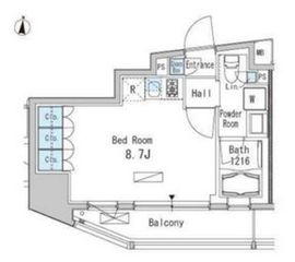 レジディア九段下2 301 間取り図