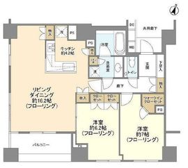 ディアナコート本郷弓町 9階 間取り図