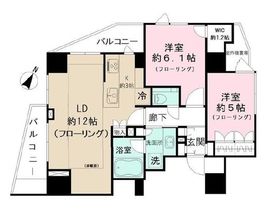 ブリリアンコート神楽坂 7階 間取り図