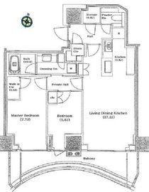 パークコート神宮北参道ザタワー 11階 間取り図