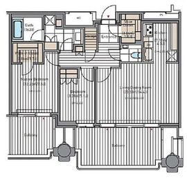 麻布台ヒルズガーデンプラザレジデンス 7階 間取り図