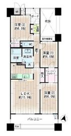 リビオ元住吉フォリアコート 505 間取り図