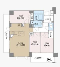 グランスイート綾瀬桜木橋 11階 間取り図