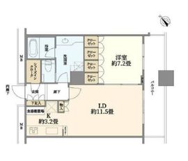 プライマリーナ山下公園グレーシアタワー 5階 間取り図