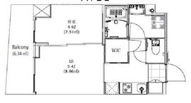 ecume川崎 (エキューム川崎) 705 間取り図
