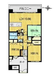 アクアリーナ川崎ロッソタワー 8階 間取り図