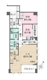 横濱紅葉坂レジデンス 7階 間取り図