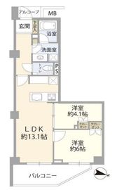 ルフォン中野上鷺宮壱番館 4階 間取り図