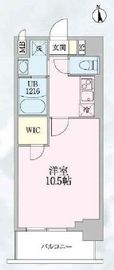 テラベージュ高円寺 602 間取り図