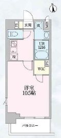 テラベージュ高円寺 701 間取り図