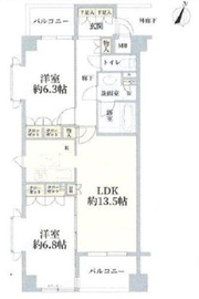 アビテ荻窪 2階 間取り図