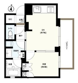 ブリリア東中野ステーションフロント 7階 間取り図